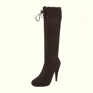 Prada Black Heeled Boots